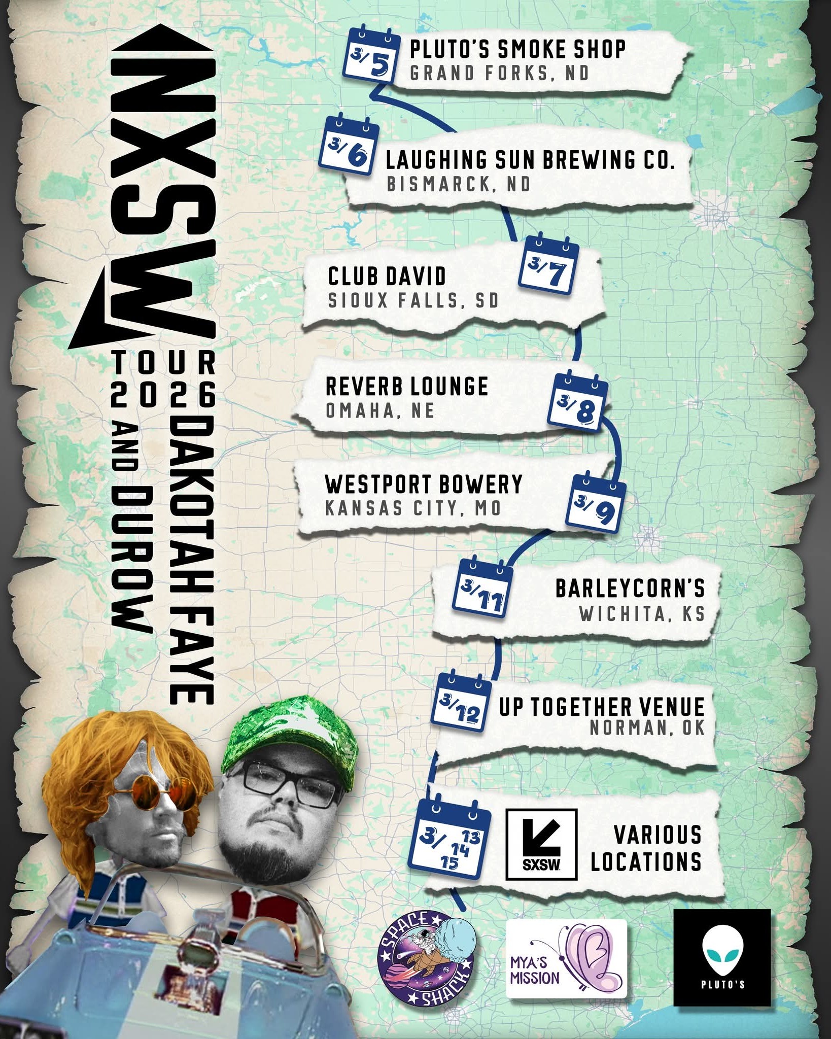 Durow + Dakotah Faye Announce Their NXSW Tour