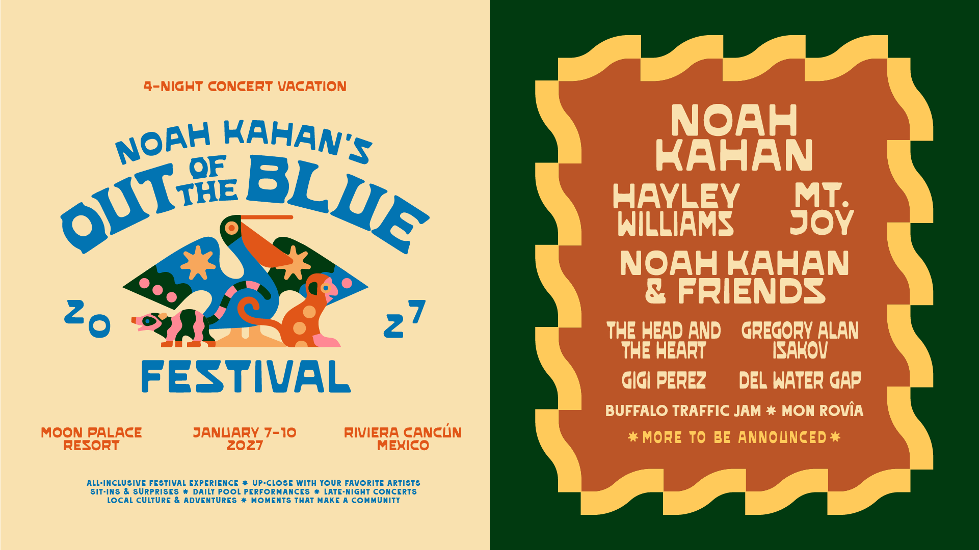 Noah Kahans Out of the Blue Festival announces lineup!