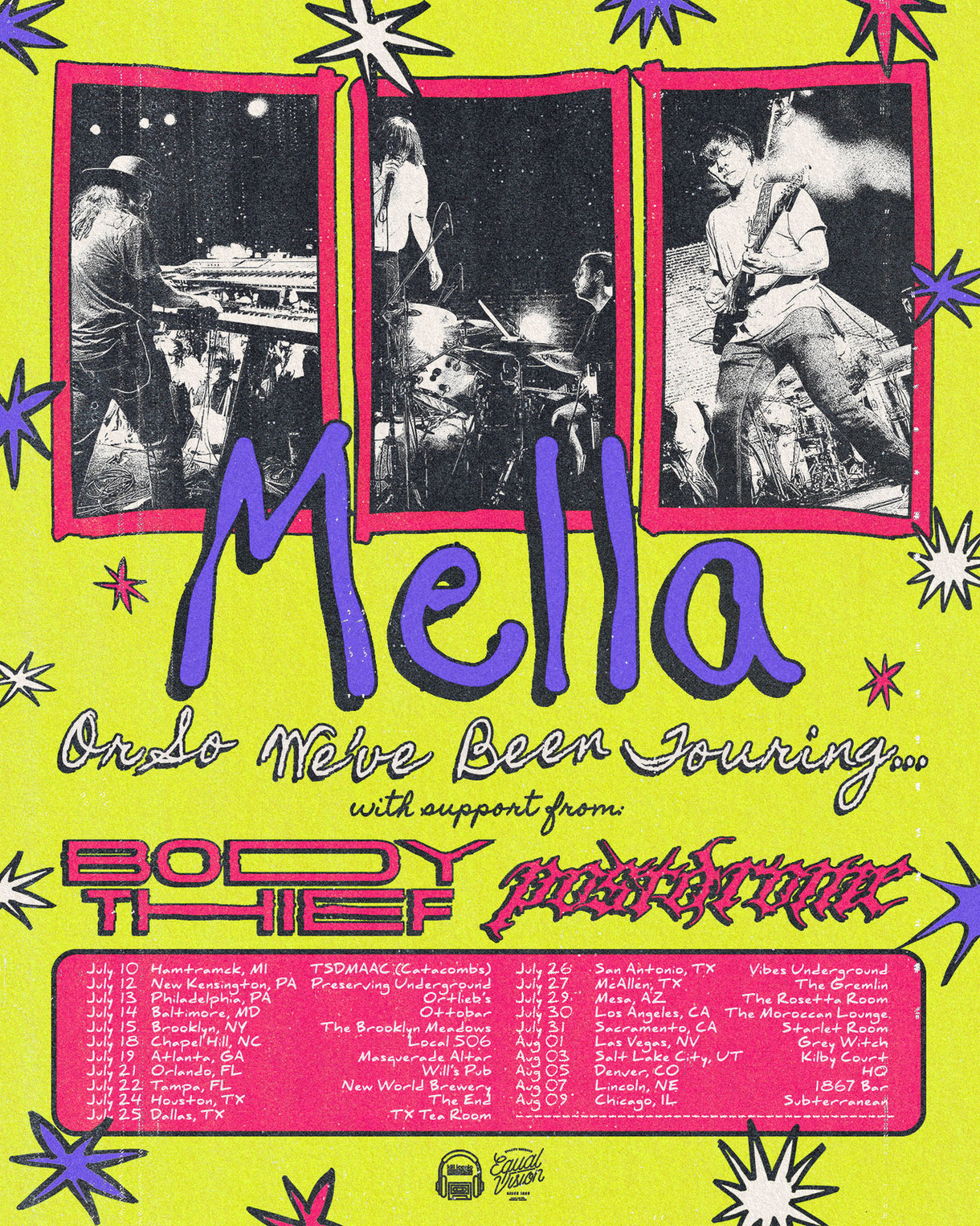 MELLA Announce U.S. Summer “Or So We’ve Been Touring…”