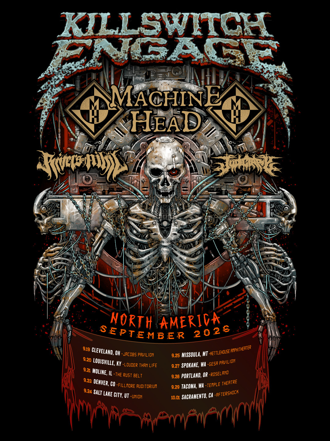 Killswitch Engage Back On The Road with Additional Tour Dates!