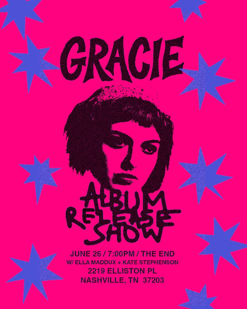 Gracie announces their new album with a must-see release show! Miss Misfortunately out June 26!