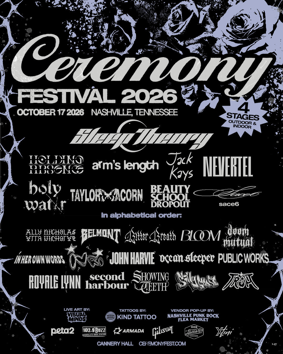 Ceremony announces third annual festival featuring Sleep Theory, Holding Absence, and more!
