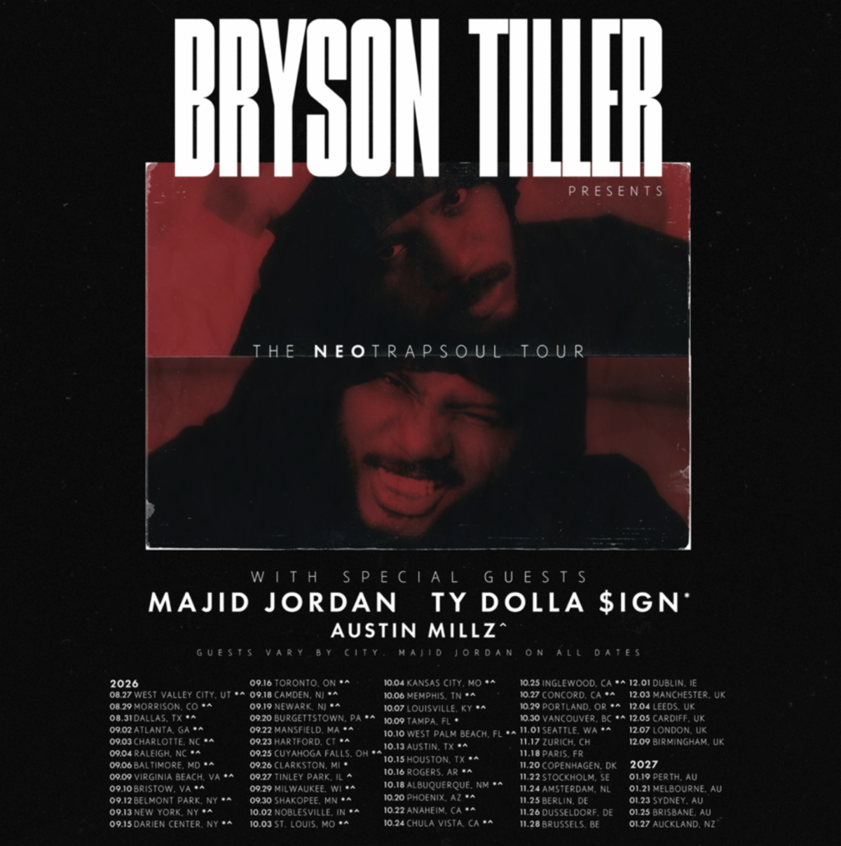 BRYSON TILLER PRESENTS: THE NEO TRAPSOUL TOUR