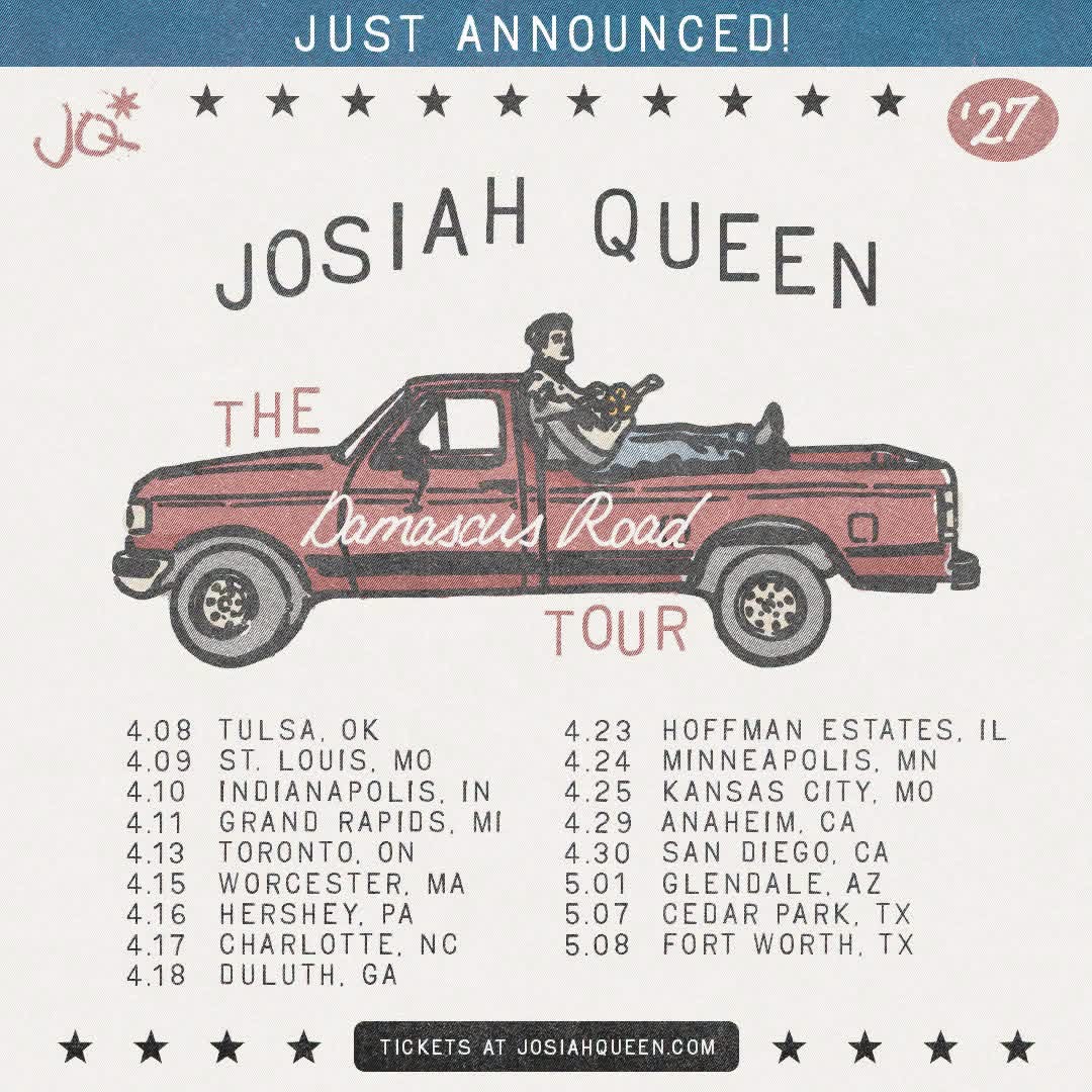 JOSIAH QUEEN IS HITTING THE ROAD AND FANS ARE SO READY FOR IT